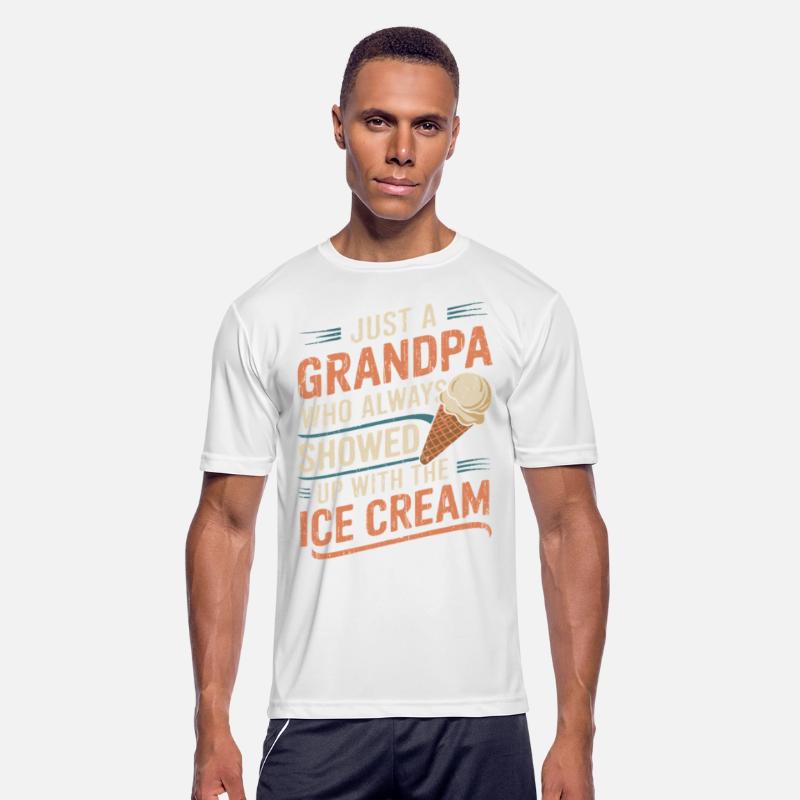 Grandpa Ice Cream Humor Tee