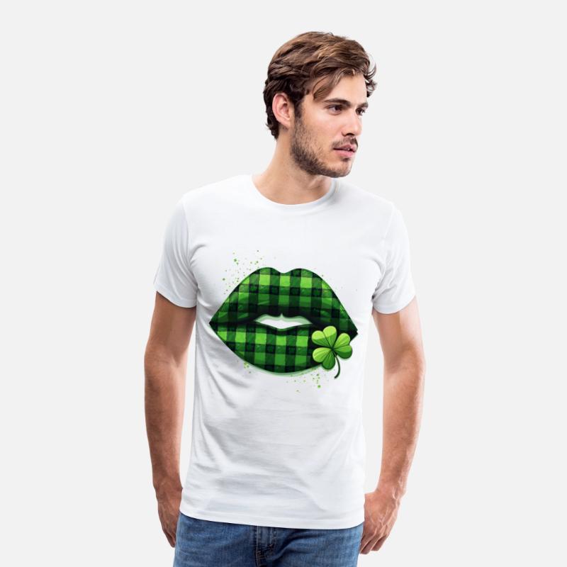 Green Lips St. Patrick's Day Clipart