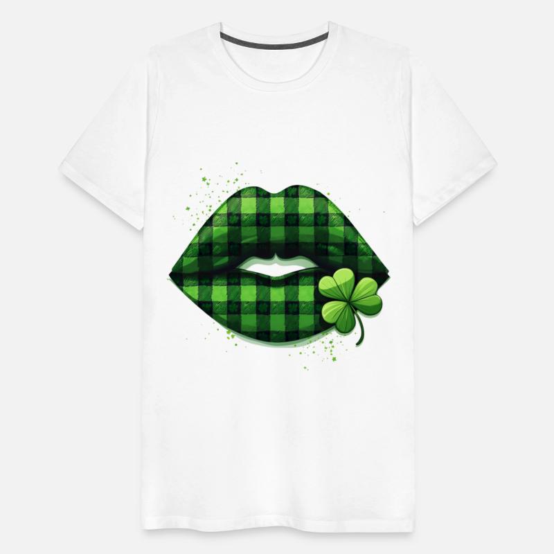 Green Lips St. Patrick's Day Clipart