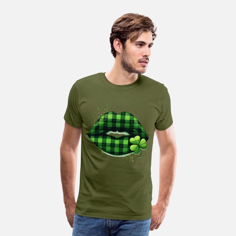 Green Lips St. Patrick's Day Clipart