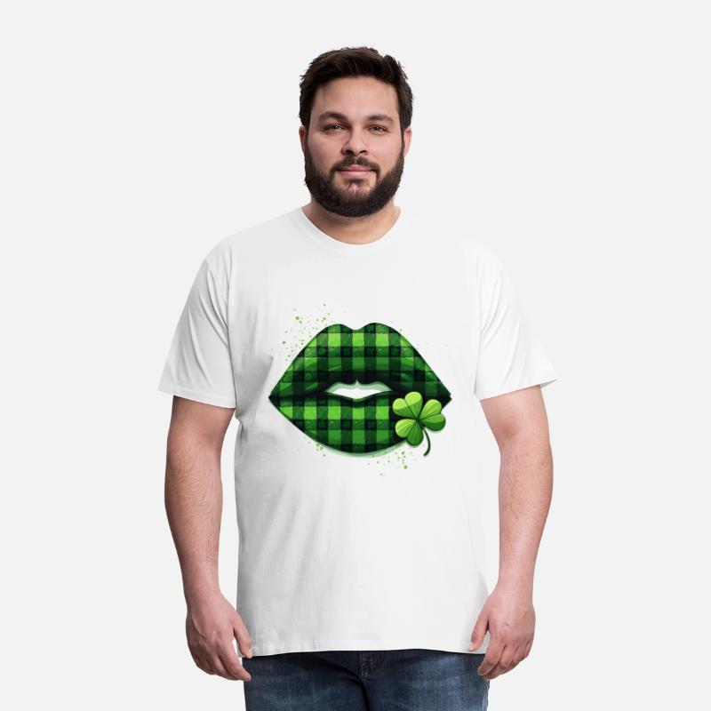 Green Lips St. Patrick's Day Clipart