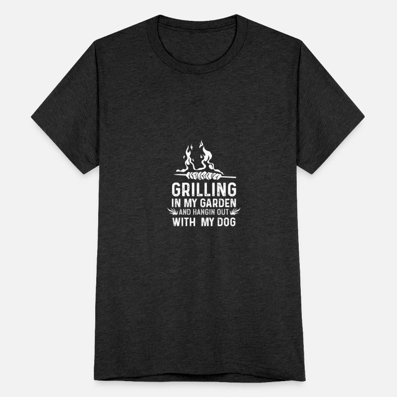 Grilling in Garden Dog Person Gift