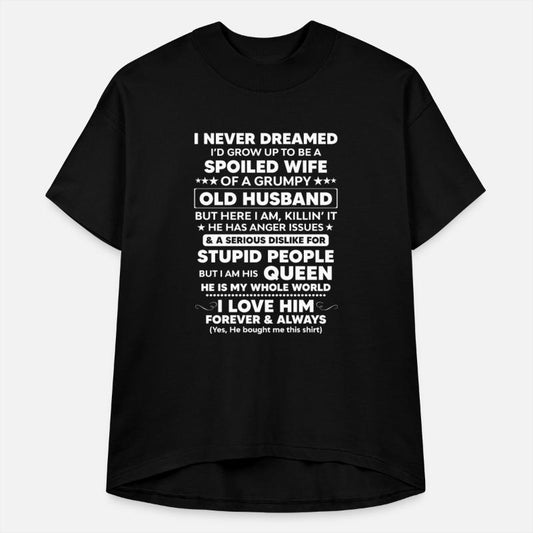 Grumpy Old Husband Spoiled Wife