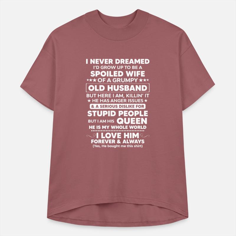 Grumpy Old Husband Spoiled Wife
