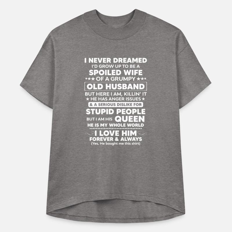 Grumpy Old Husband Spoiled Wife