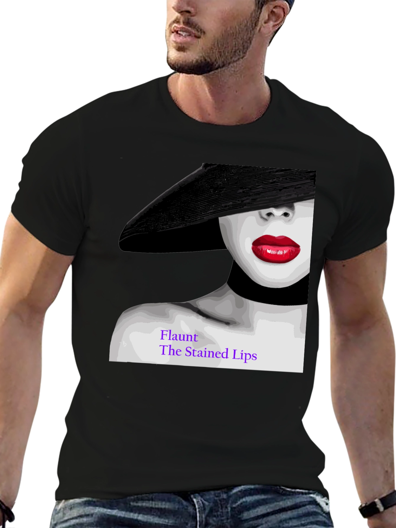Flaunt The Stained Lips Graphic Tee
