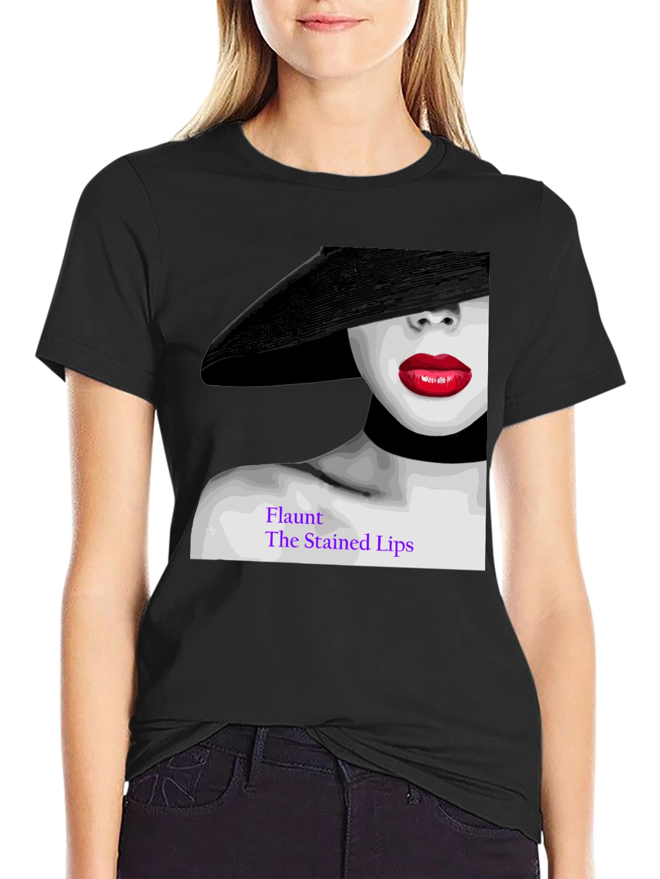 Flaunt The Stained Lips Graphic Tee