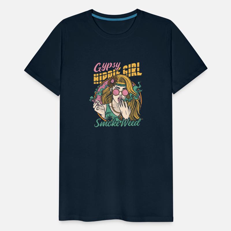 Gypsy Hippie Girl Smoke Weed