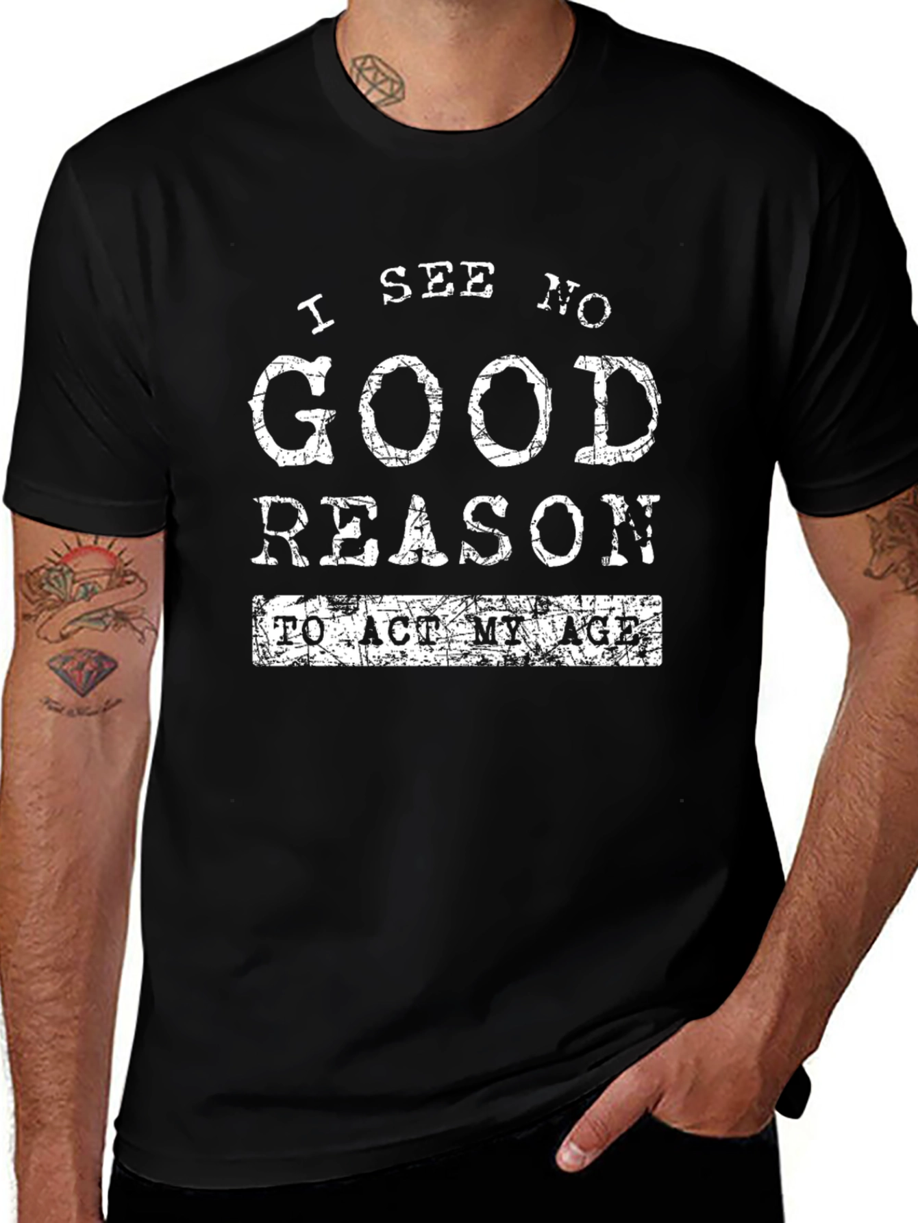 Funny I See No Good Reason Graphic T-Shirt