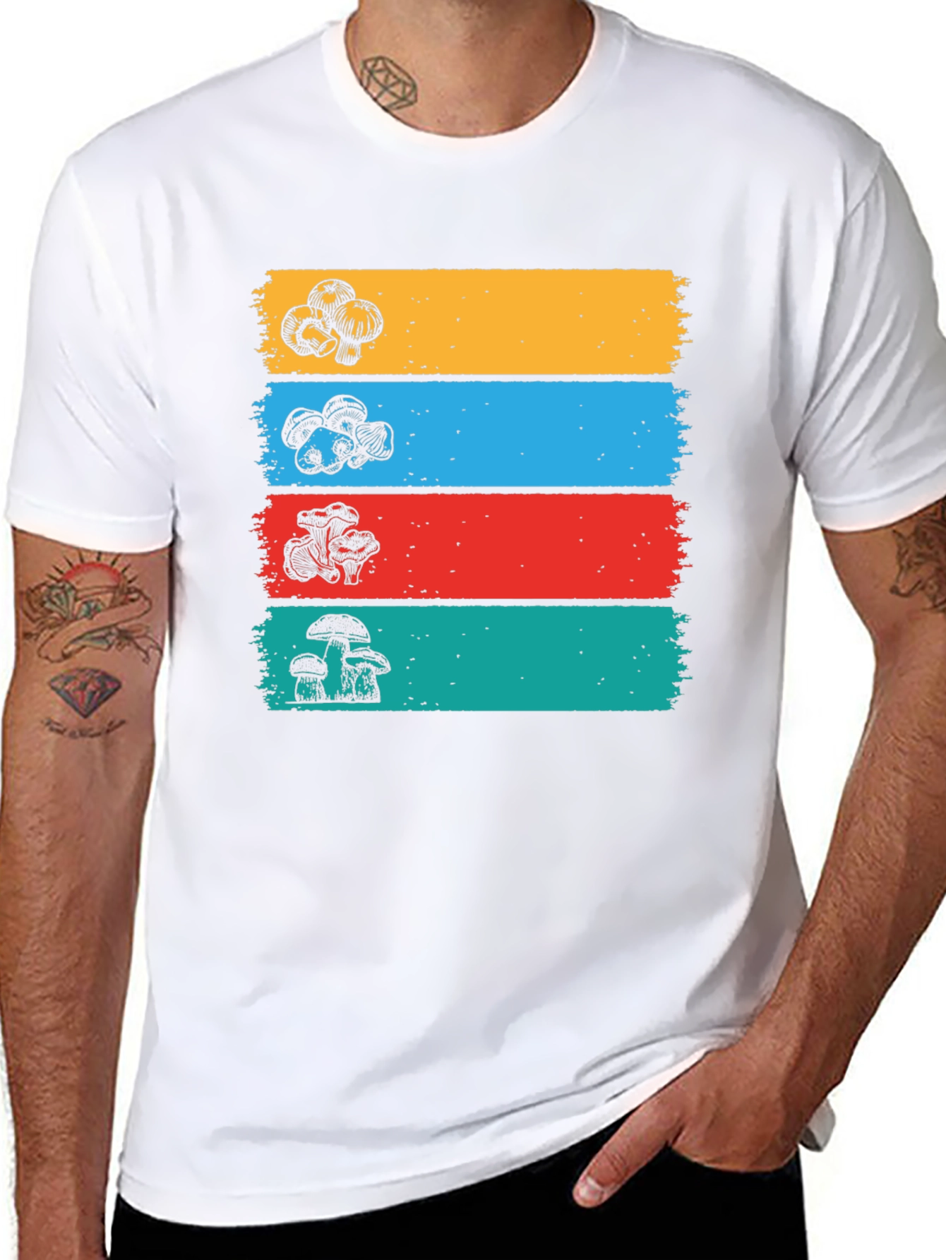 Retro Mushroom Graphic Tee