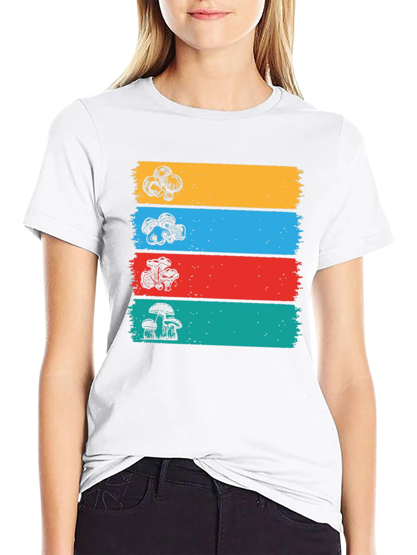 Retro Mushroom Graphic Tee