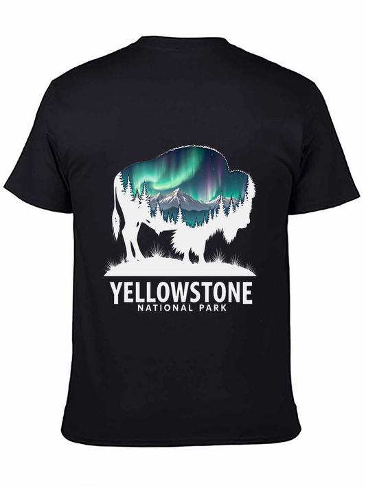 Yellowstone National Park Bison Silhouette T-Shirt