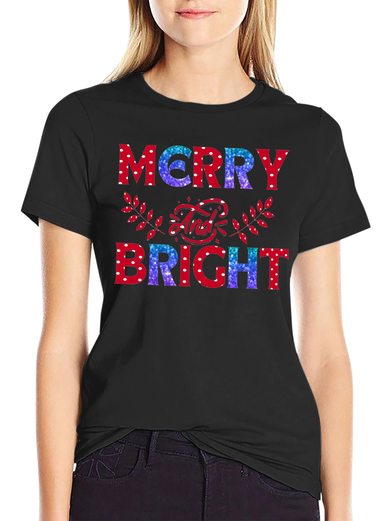 Merry and Bright Holiday T-Shirt