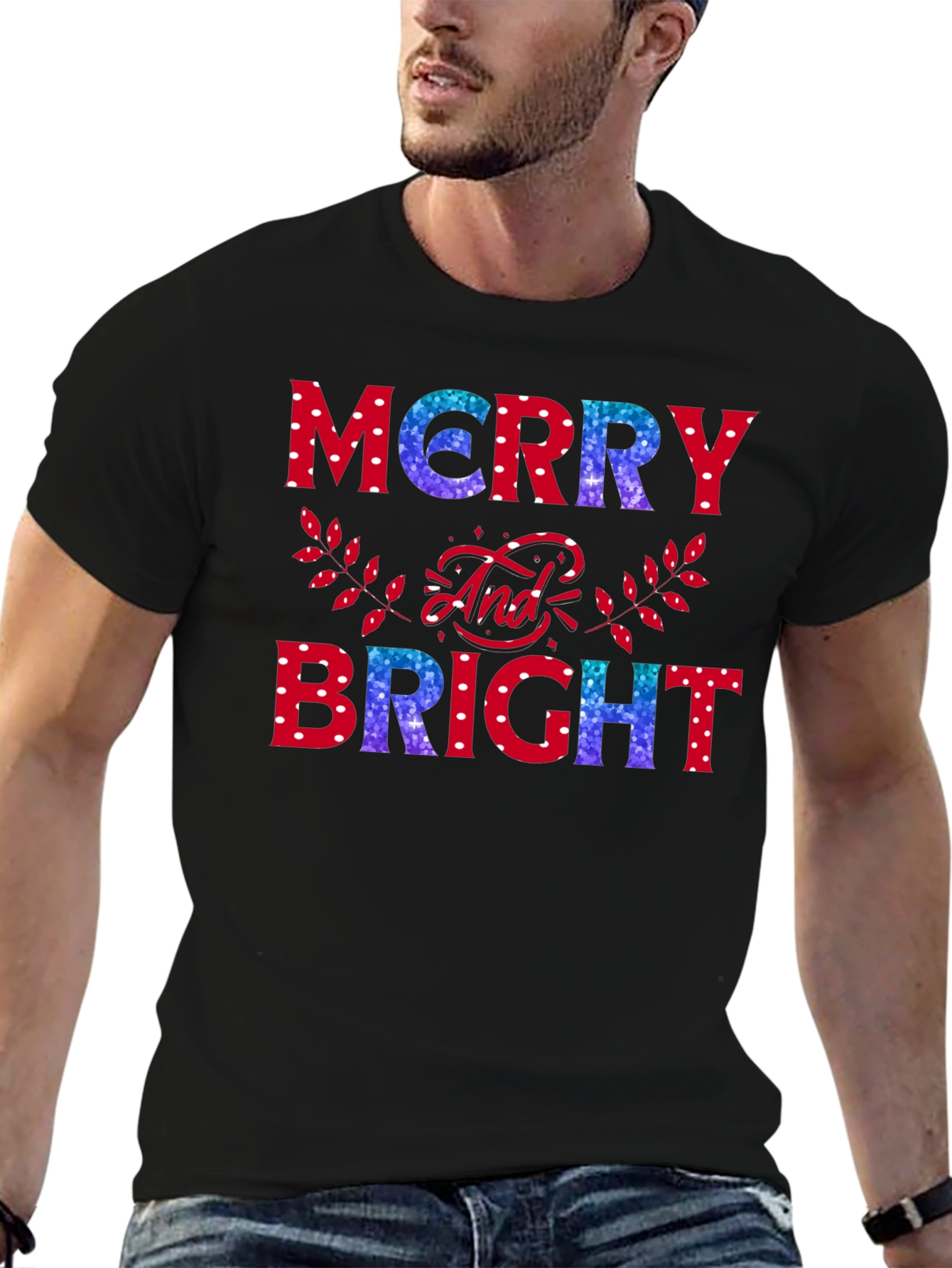 Merry and Bright Holiday T-Shirt