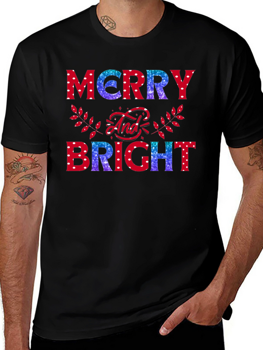 Merry and Bright Holiday T-Shirt
