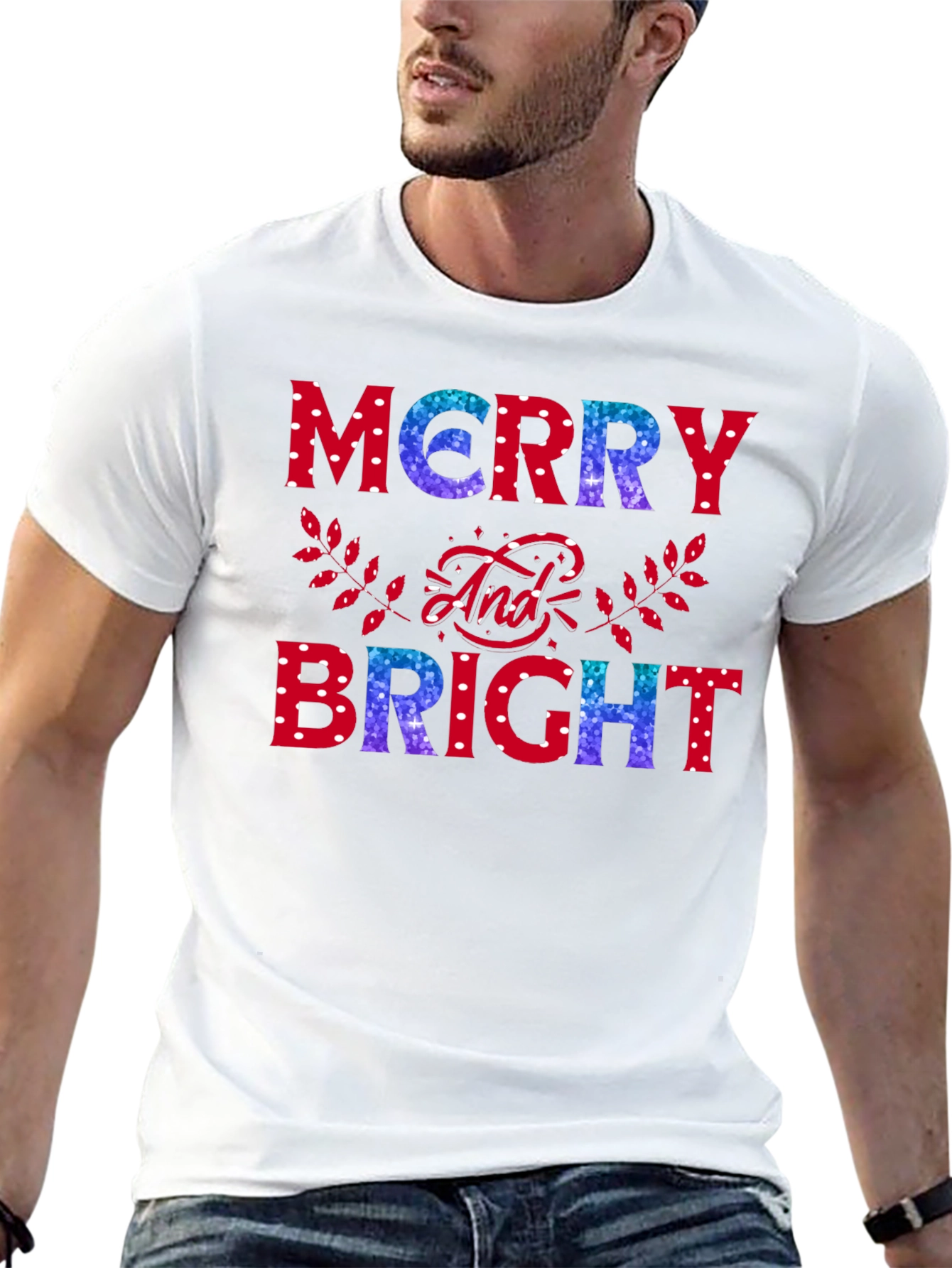 Merry and Bright Holiday T-Shirt