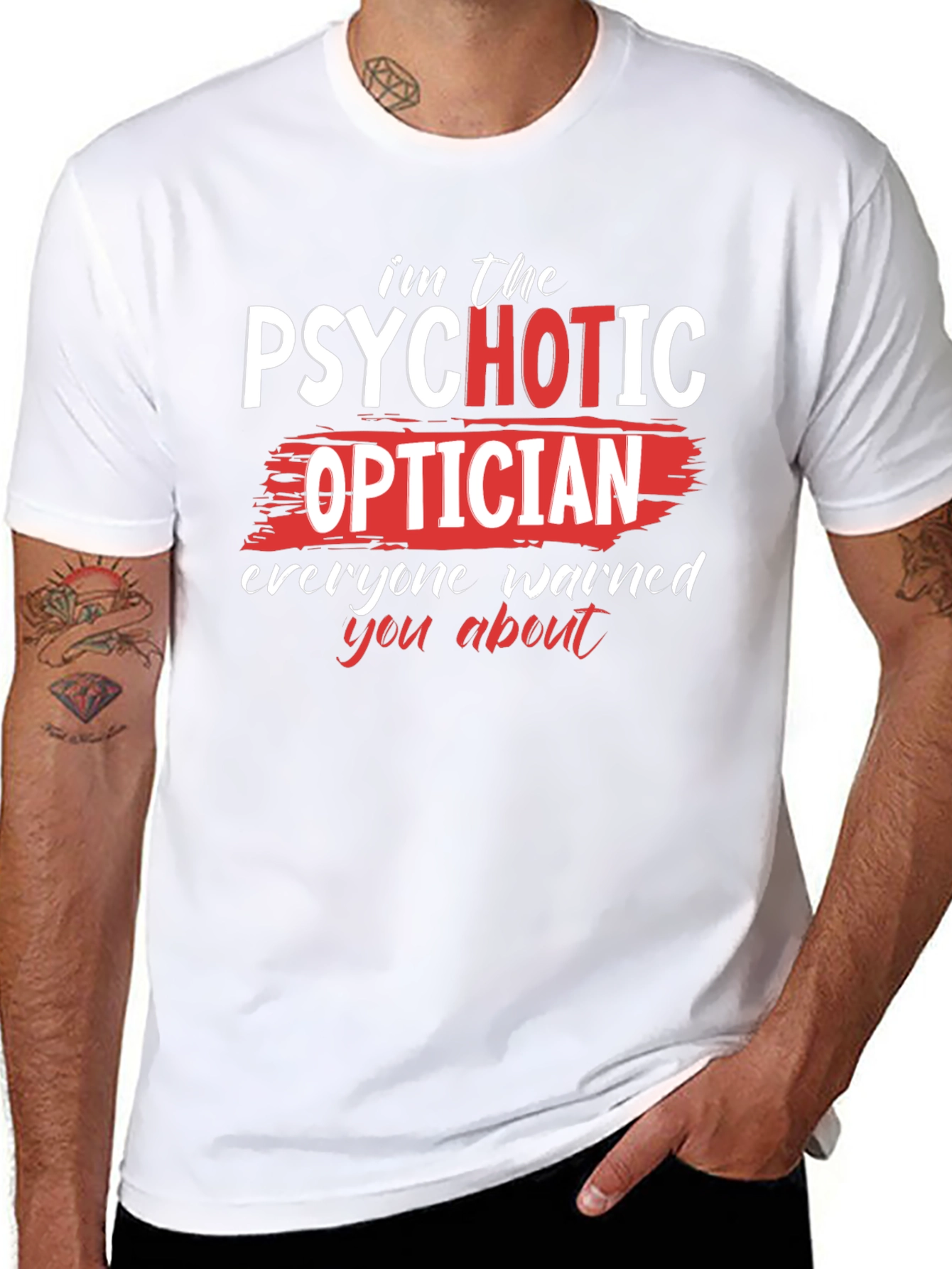 Psychotic Optician Graphic T-Shirt