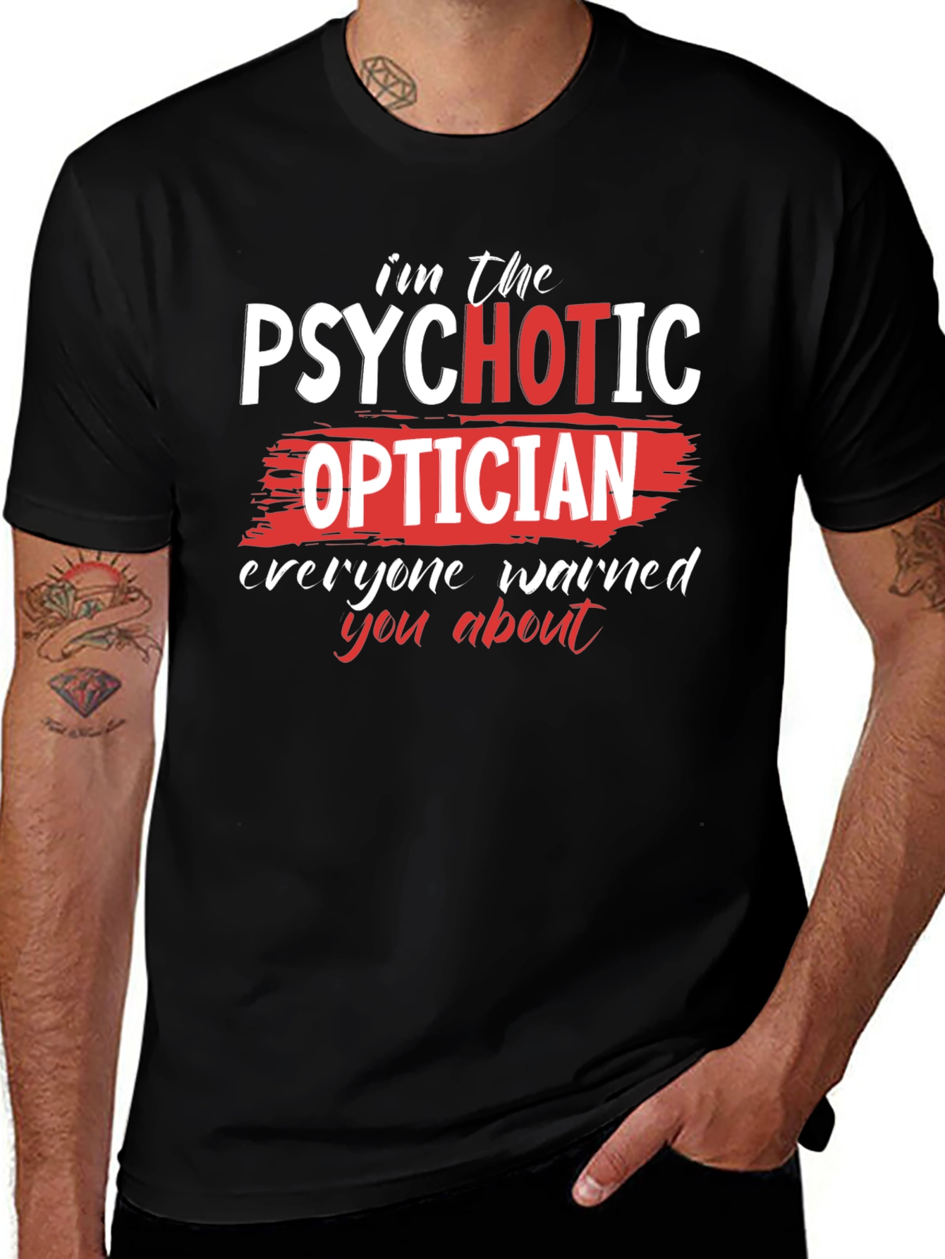 Psychotic Optician Graphic T-Shirt