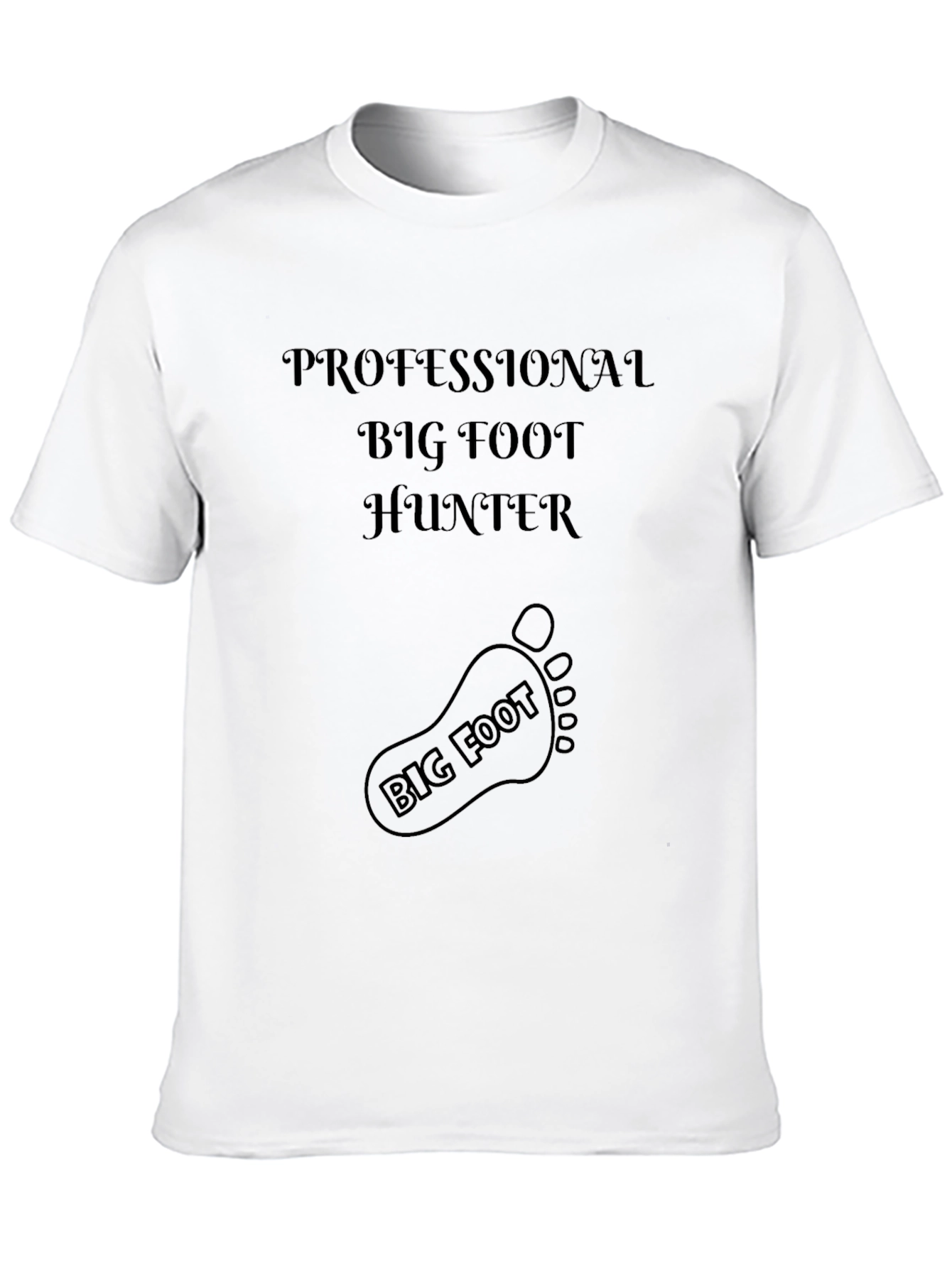 Professional Big Foot Hunter Graphic T-Shirt