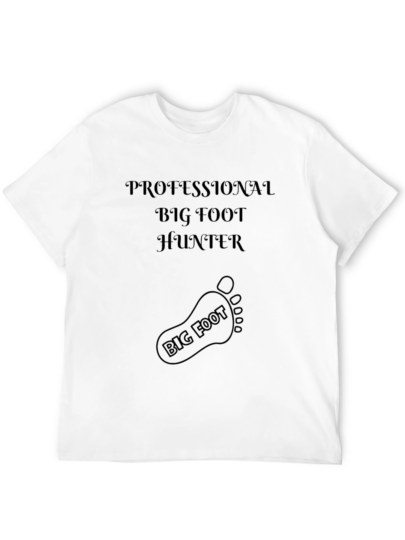 Professional Big Foot Hunter Graphic T-Shirt