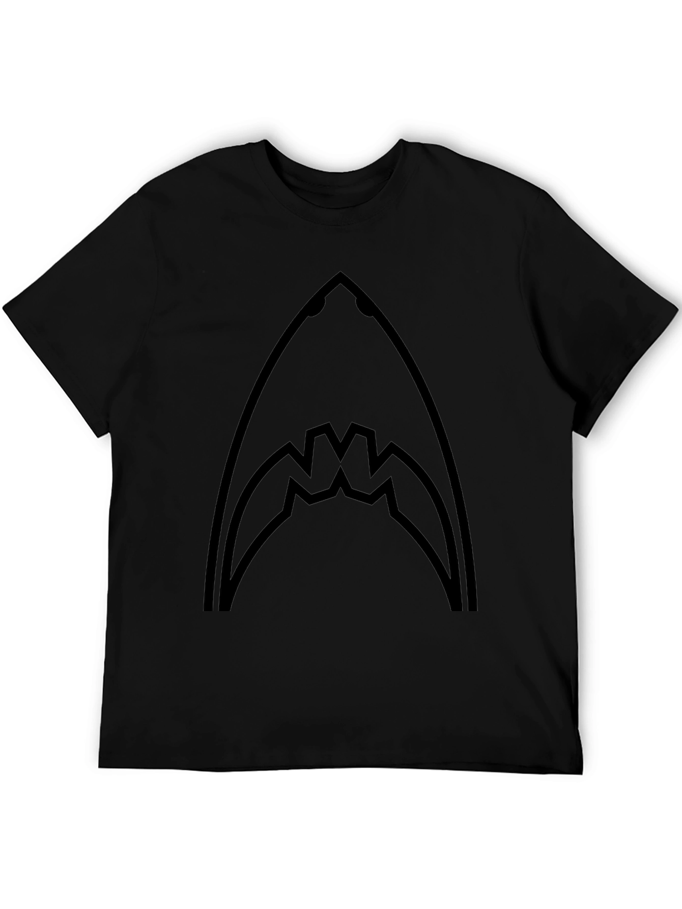 Shark Jaw Graphic Tee - Mens Black T-Shirt
