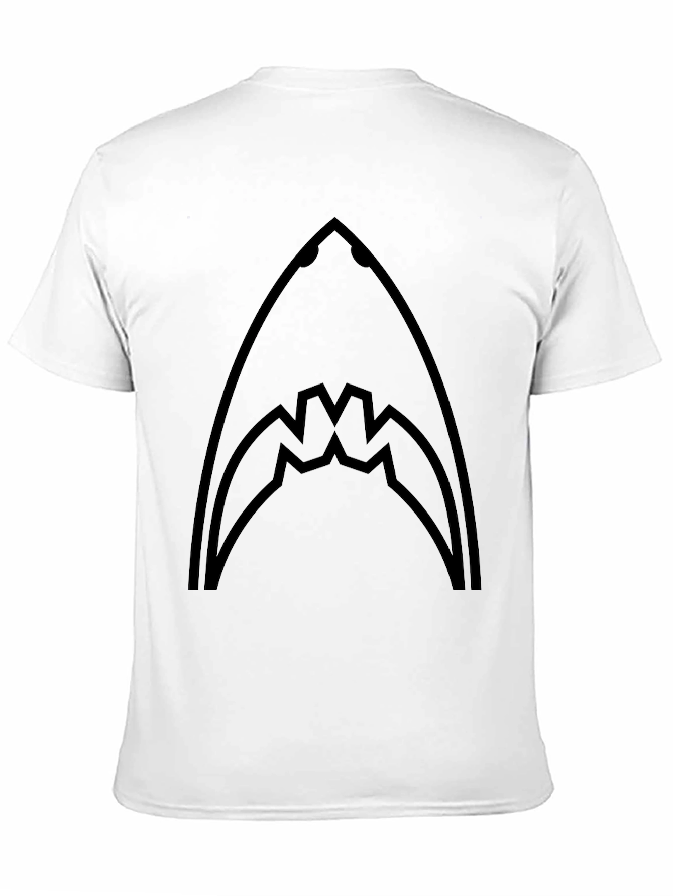 Shark Jaw Graphic Tee - Mens Black T-Shirt