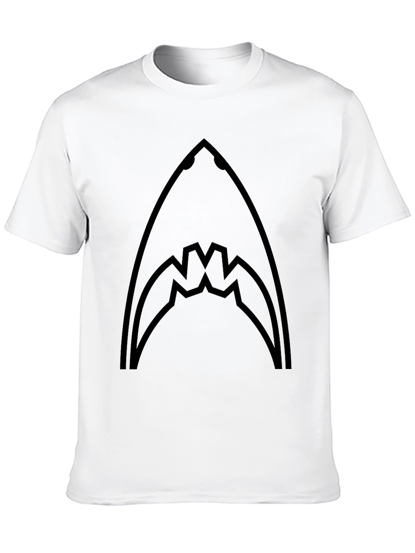 Shark Jaw Graphic Tee - Mens Black T-Shirt
