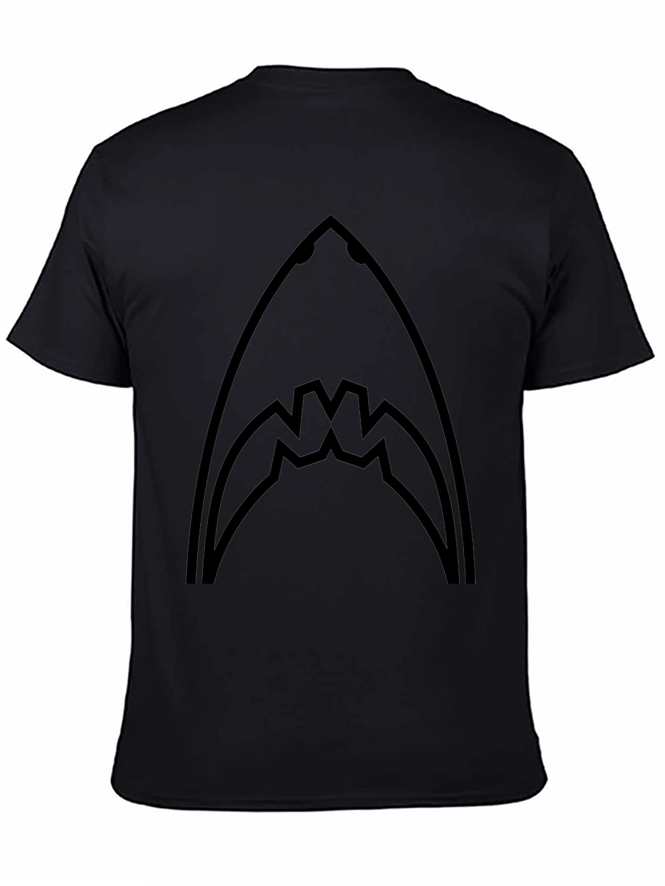 Shark Jaw Graphic Tee - Mens Black T-Shirt