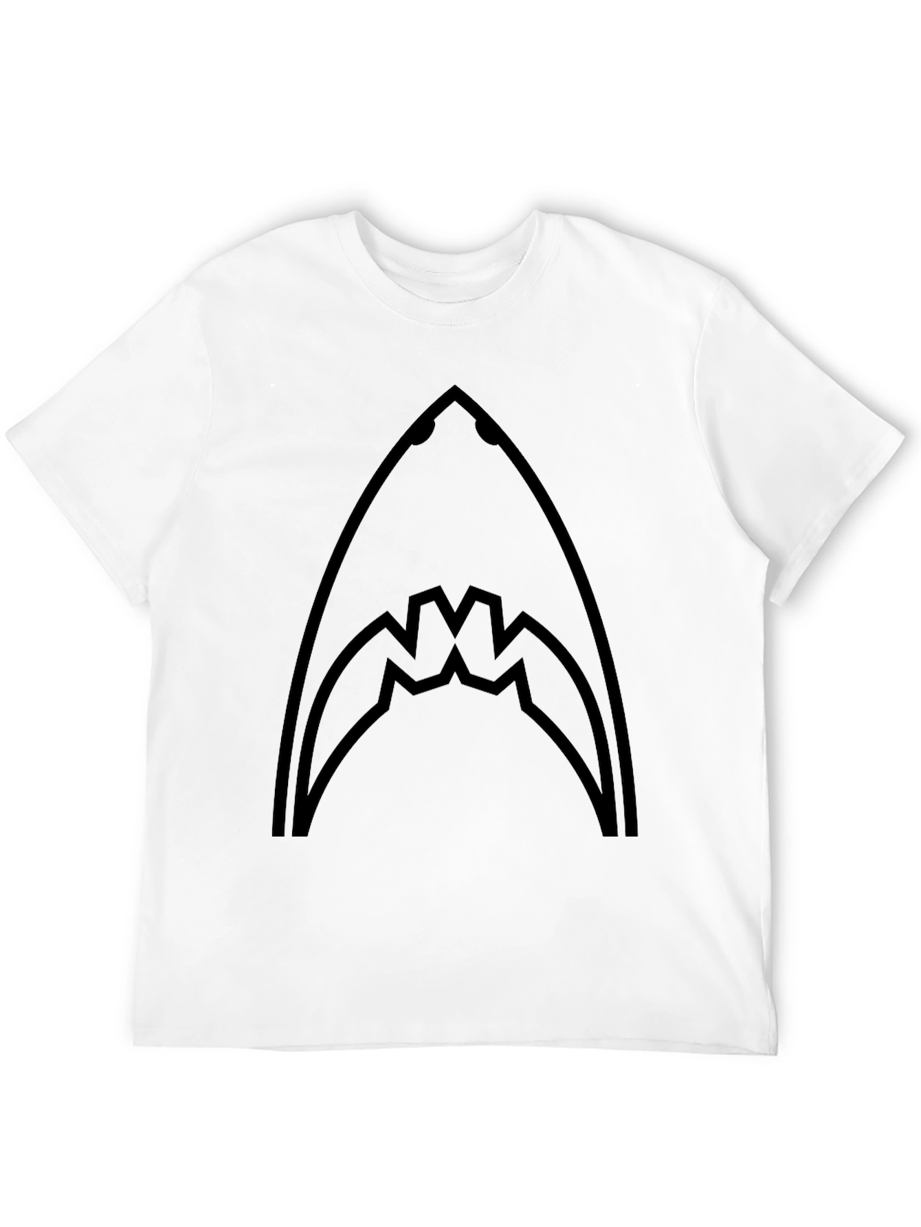 Shark Jaw Graphic Tee - Mens Black T-Shirt