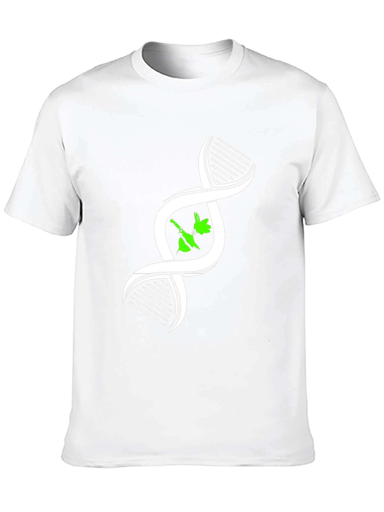 DNA Art Graphic Black T-Shirt