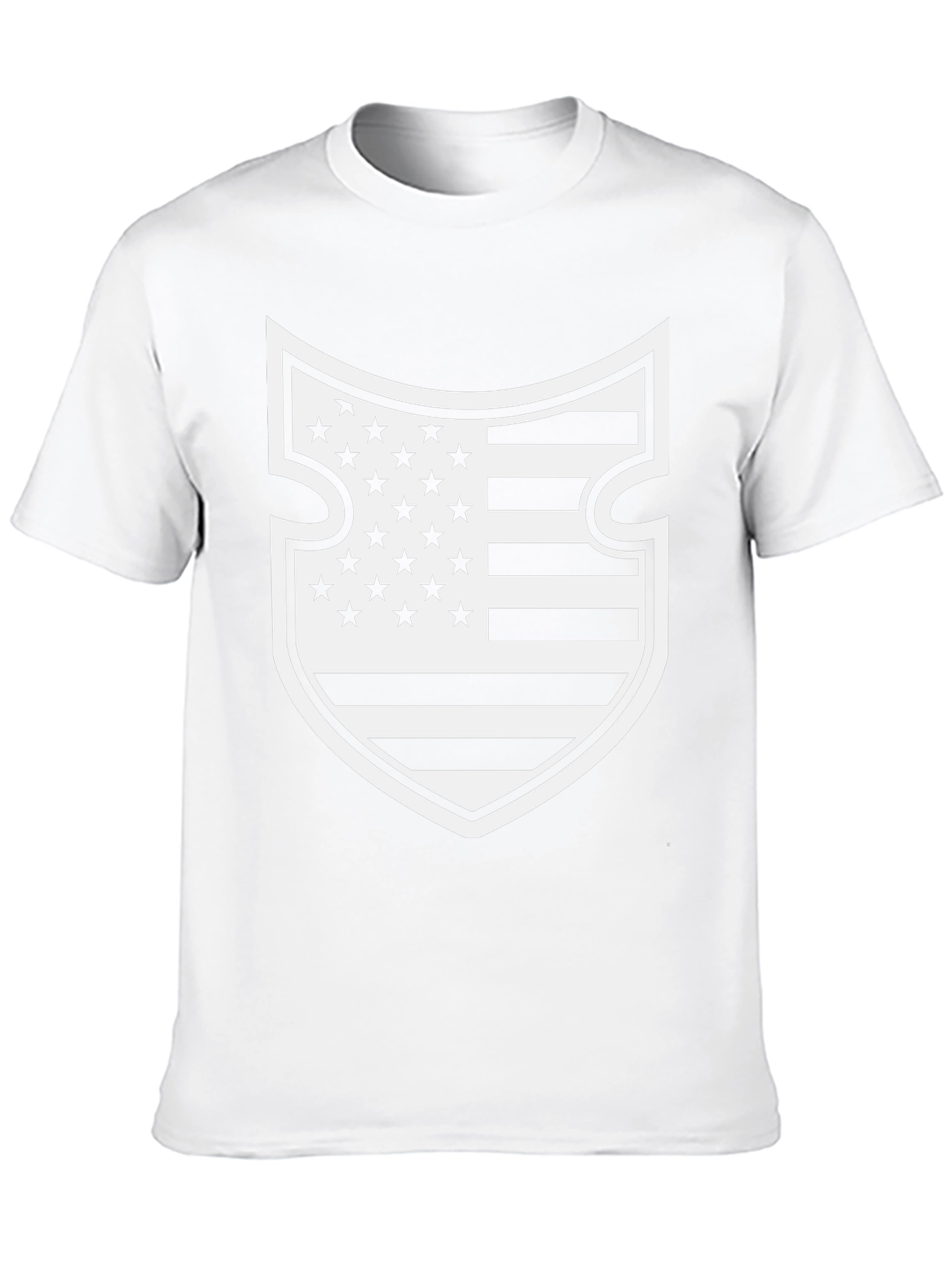 American Flag Shield Graphic T-Shirt