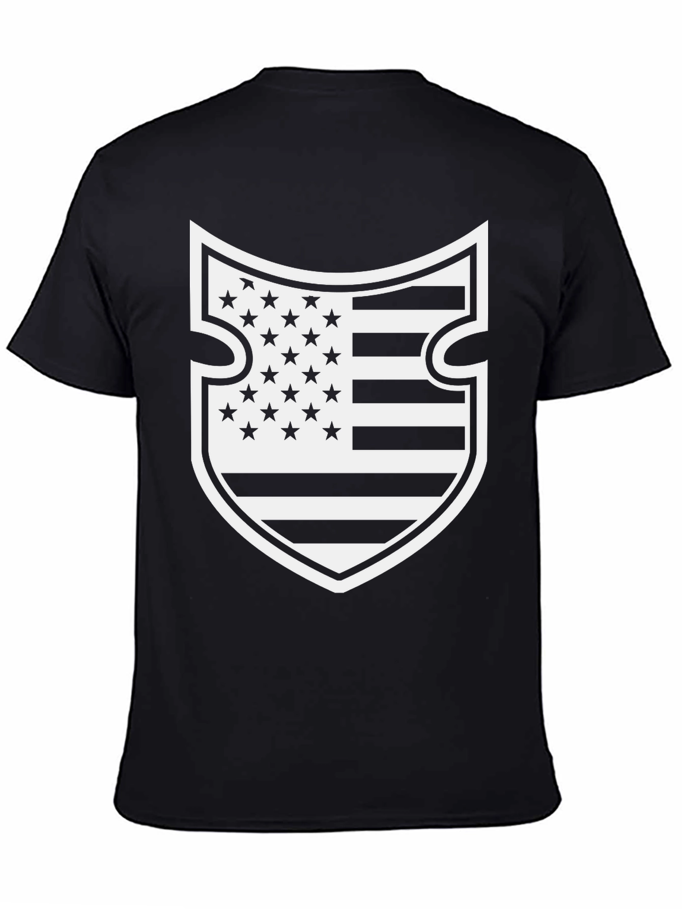 American Flag Shield Graphic T-Shirt