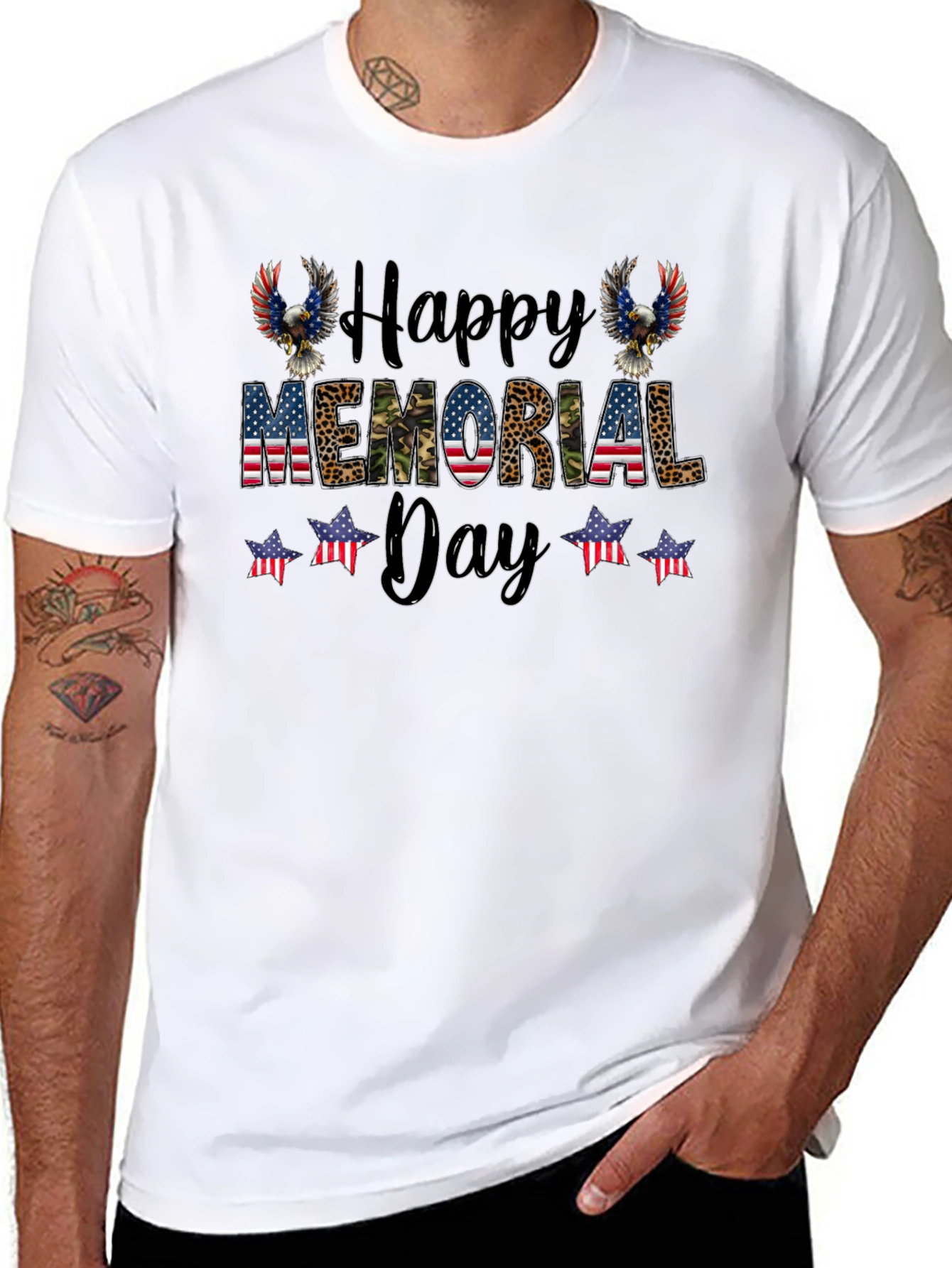 Happy Memorial Day Patriotic T-Shirt
