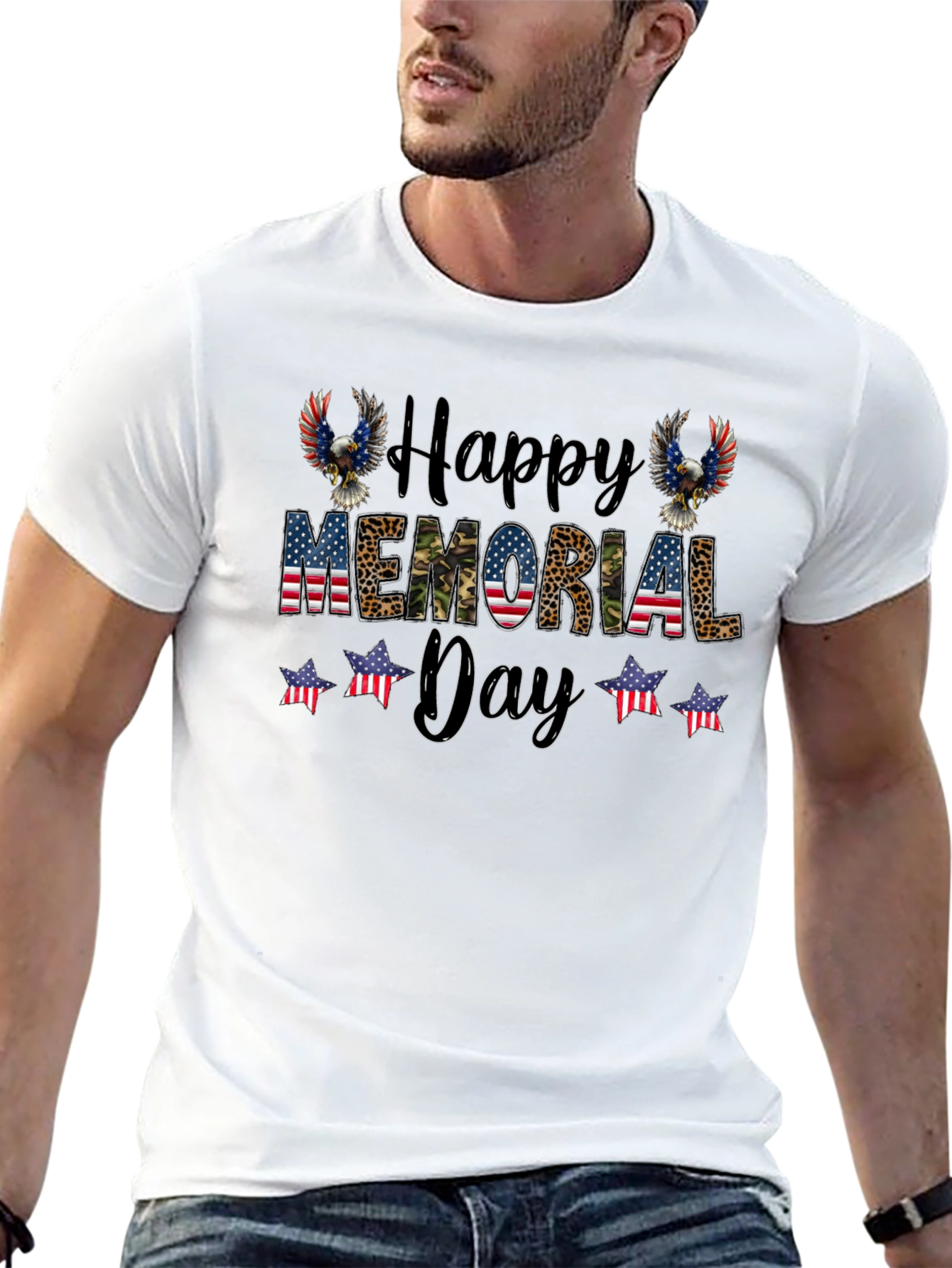 Happy Memorial Day Patriotic T-Shirt