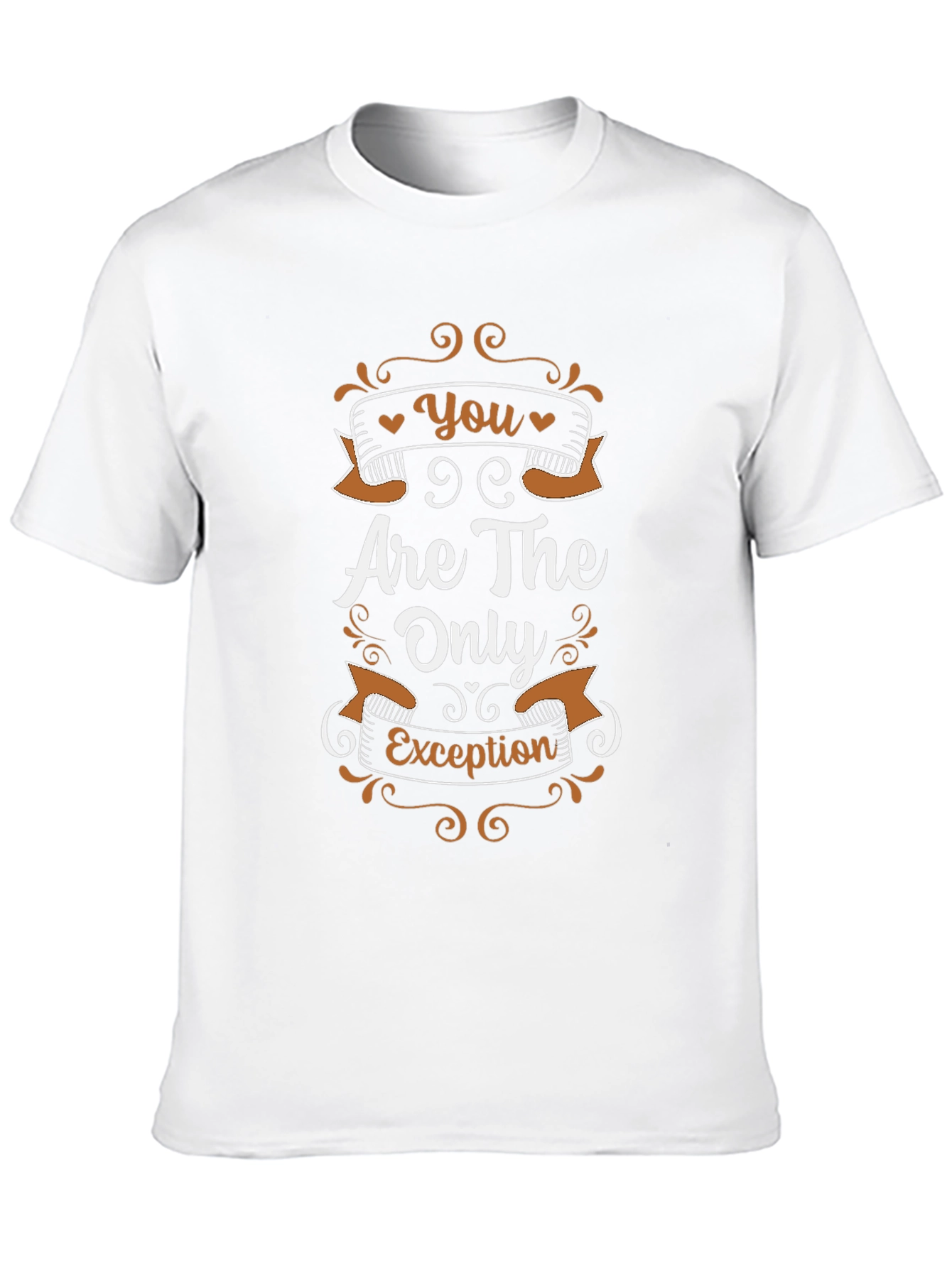 You Are The Only Exception Black T-Shirt