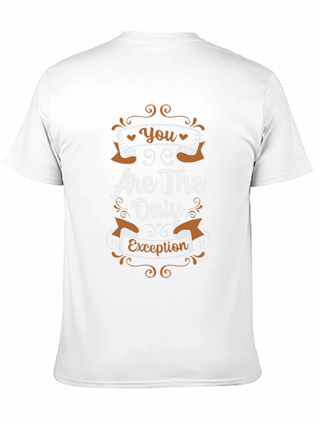 You Are The Only Exception Black T-Shirt
