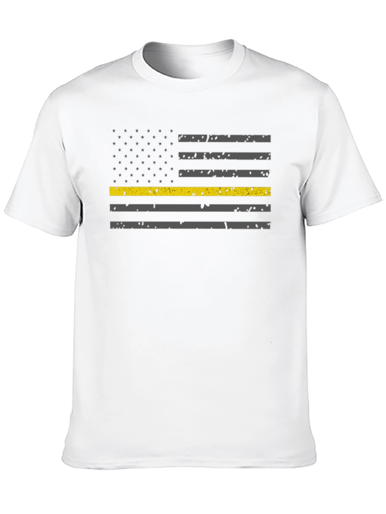 Thin Yellow Line American Flag T-Shirt