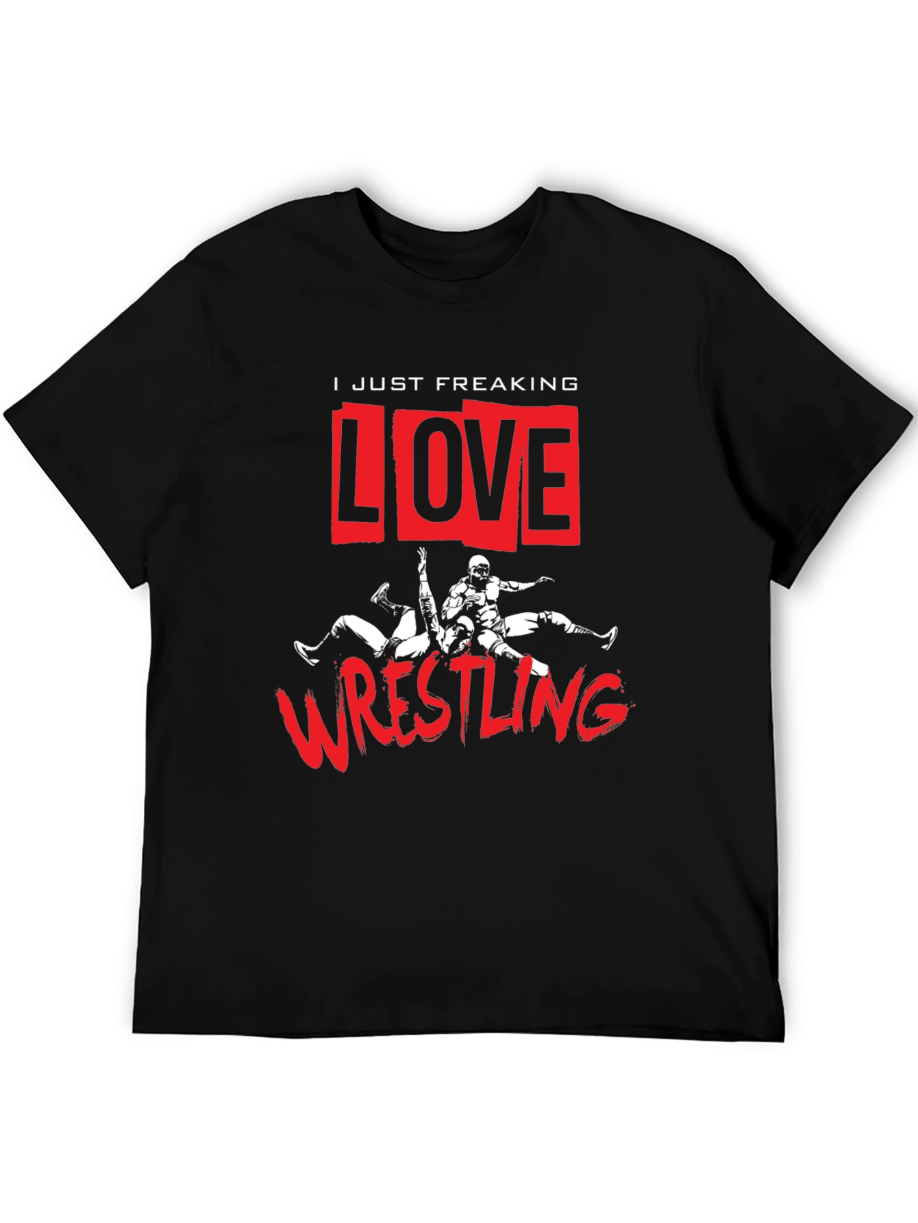 Wrestling Fan T-Shirt - I Love Wrestling Tee