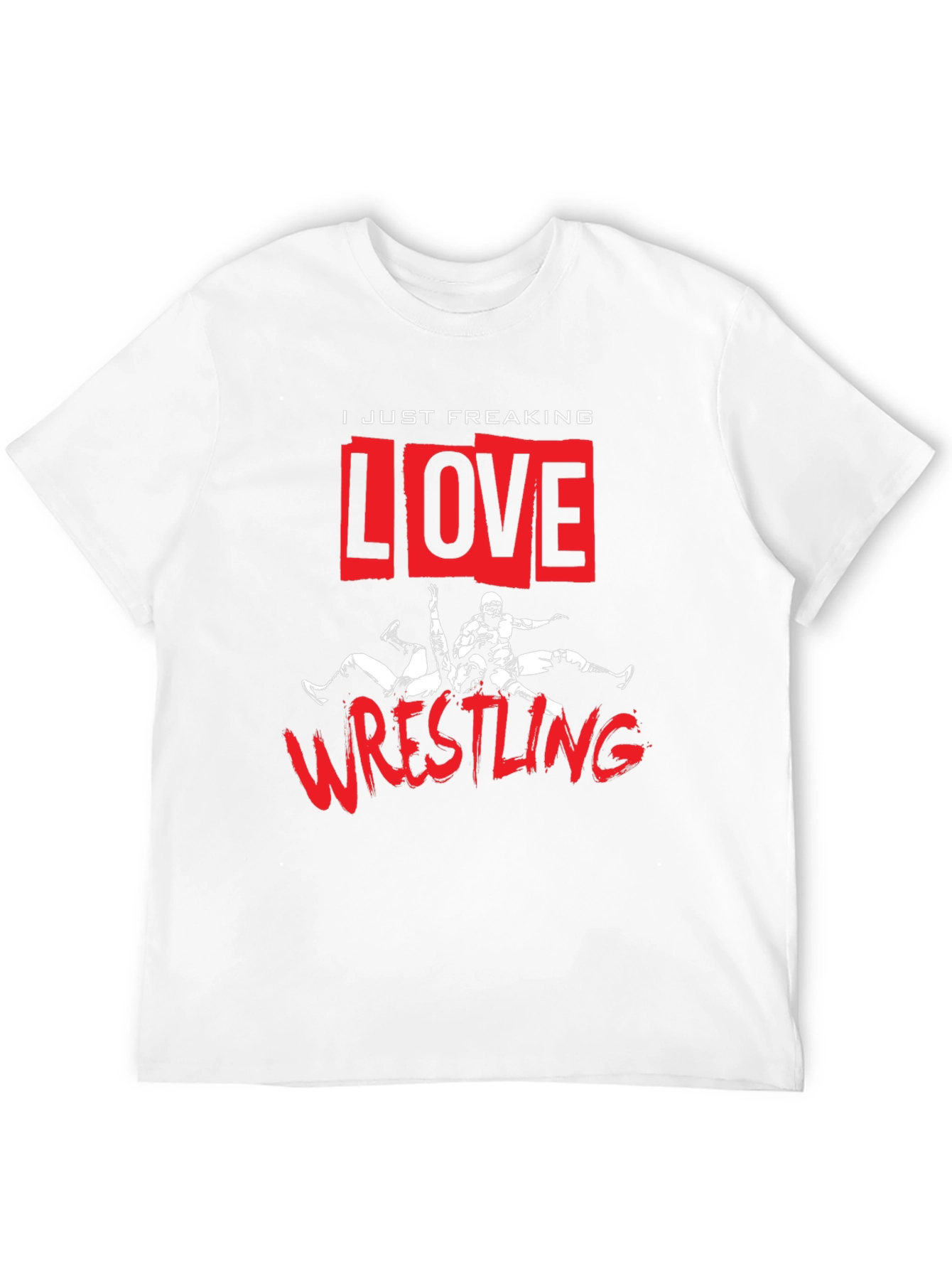 Wrestling Fan T-Shirt - I Love Wrestling Tee