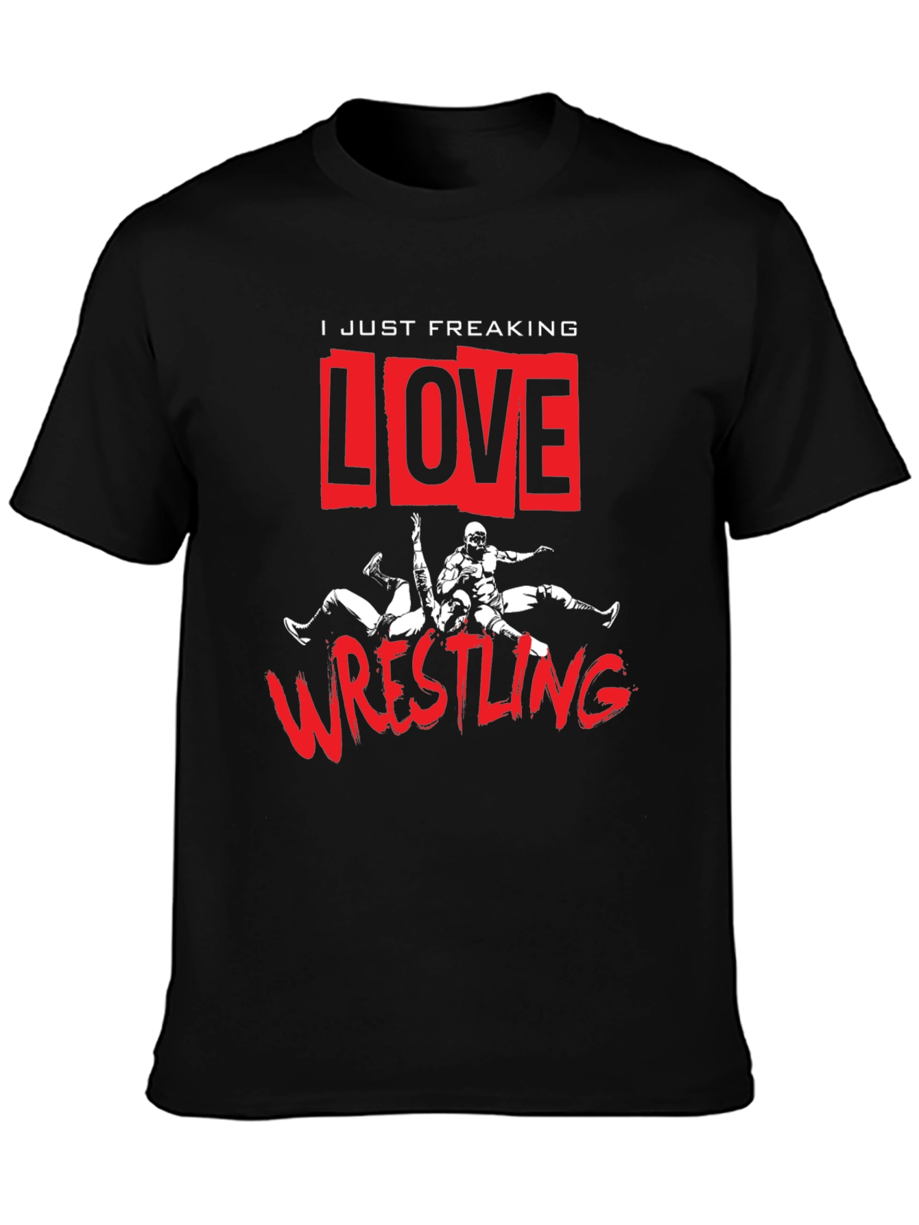 Wrestling Fan T-Shirt - I Love Wrestling Tee