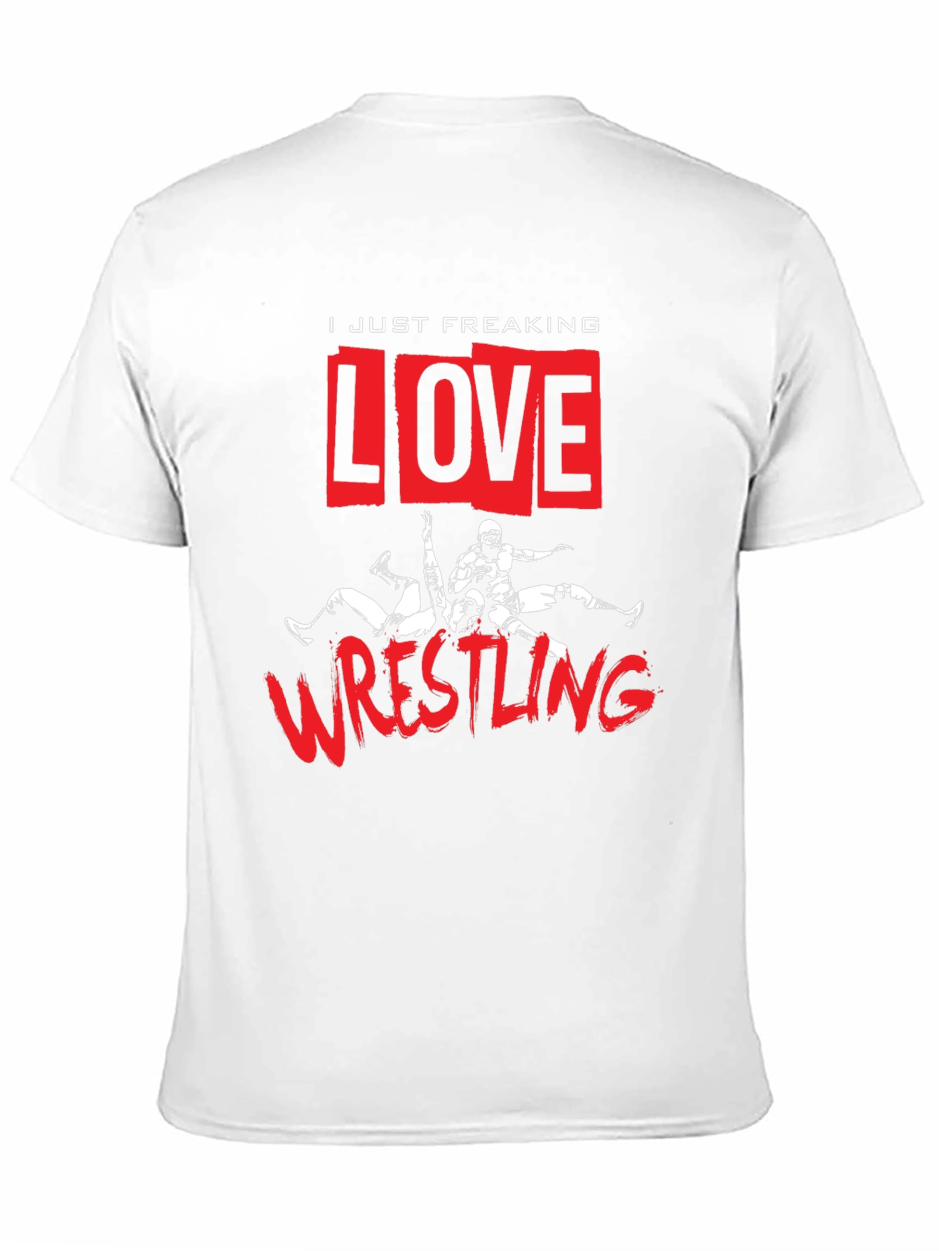 Wrestling Fan T-Shirt - I Love Wrestling Tee