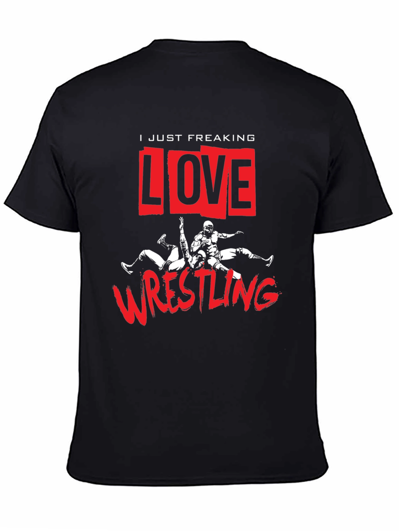 Wrestling Fan T-Shirt - I Love Wrestling Tee