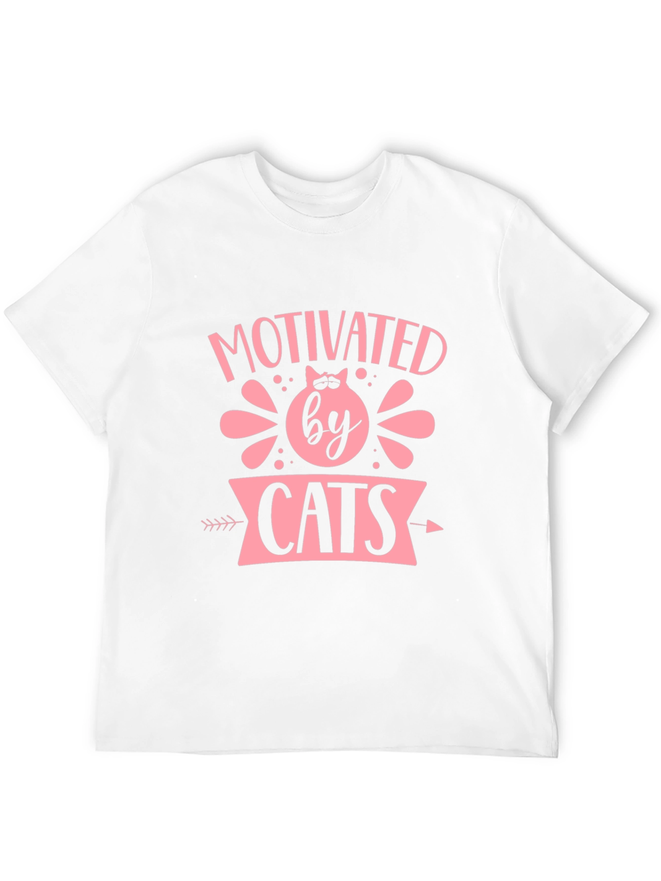 Motivated by Cats T-Shirt - Cute Cat Lover Tee