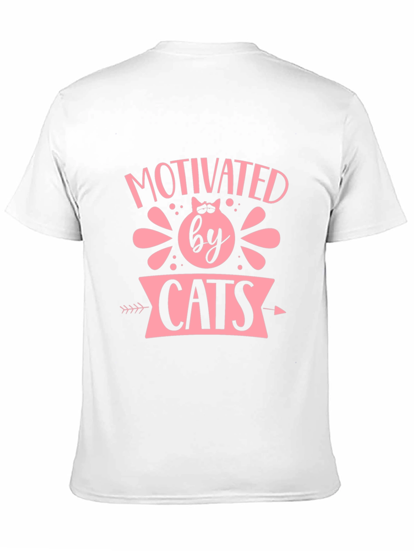 Motivated by Cats T-Shirt - Cute Cat Lover Tee