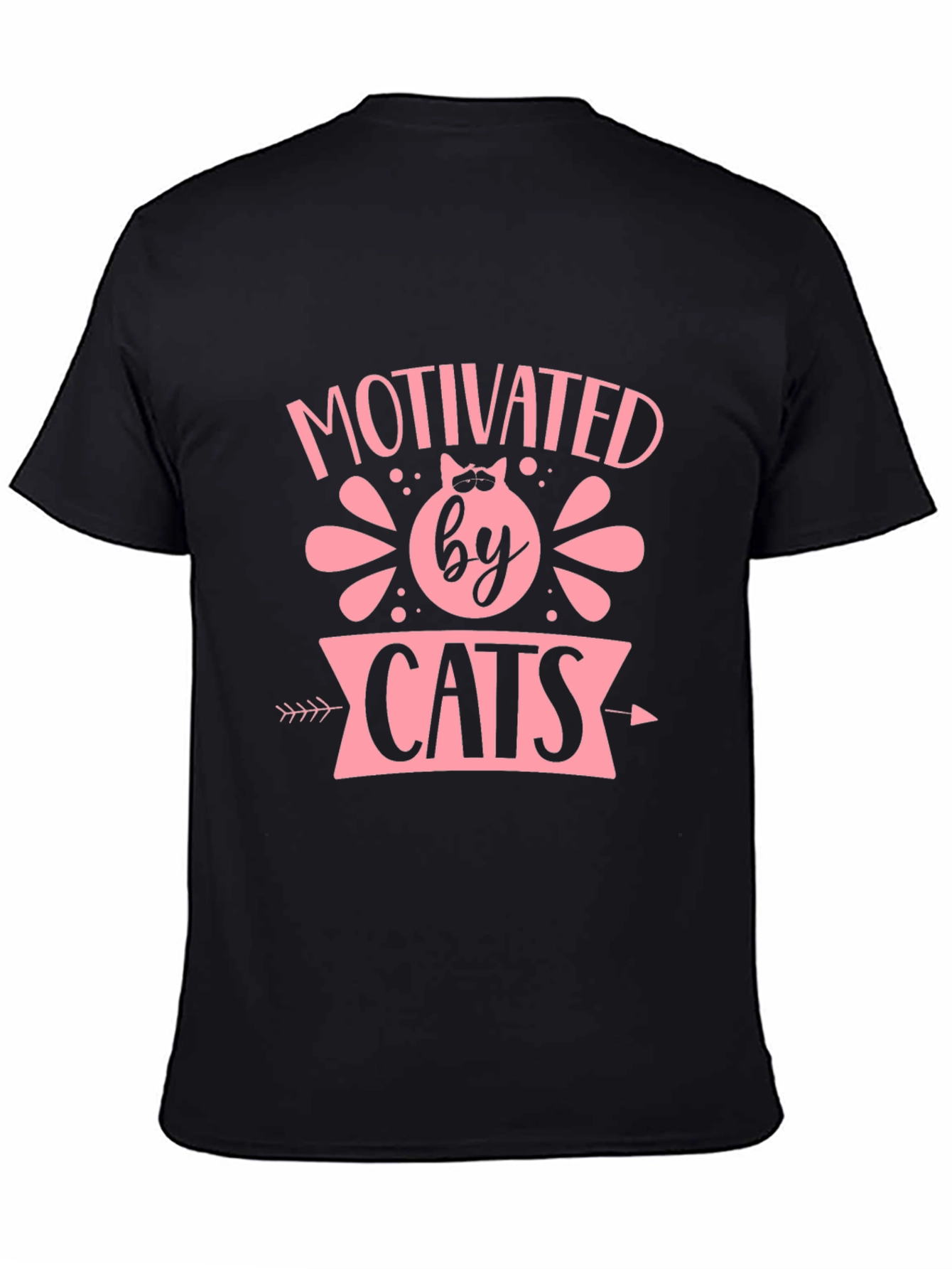 Motivated by Cats T-Shirt - Cute Cat Lover Tee