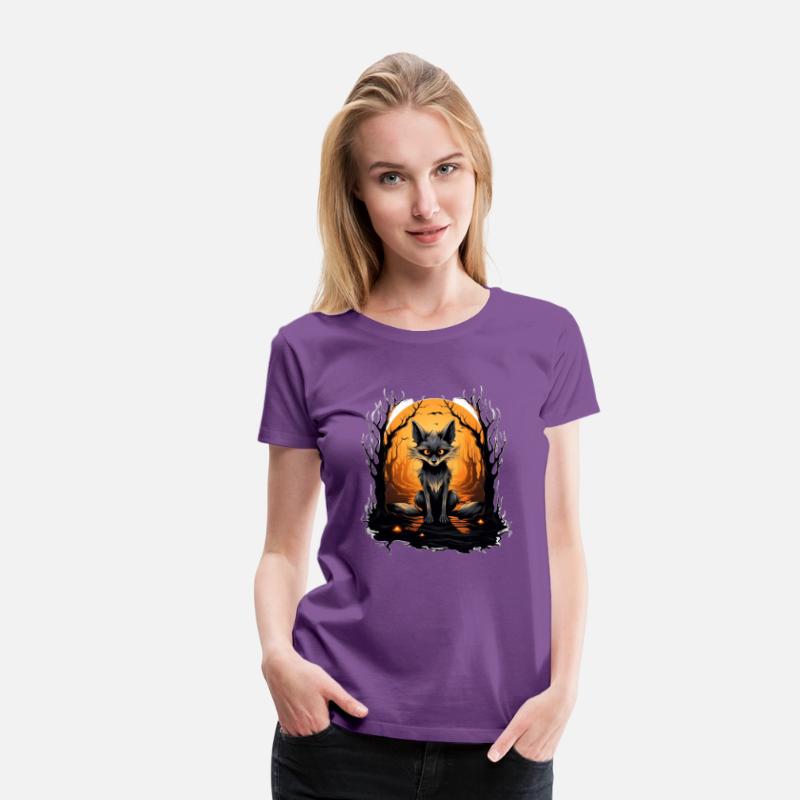 Halloween fox forest