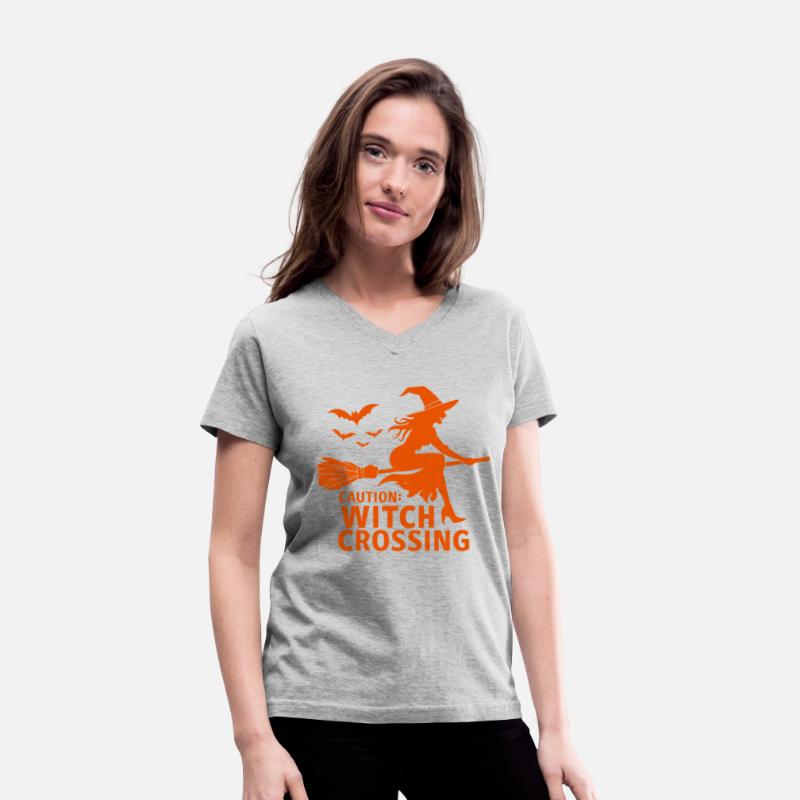 Halloween Witch - Witch Broom Caution Witch Crossi