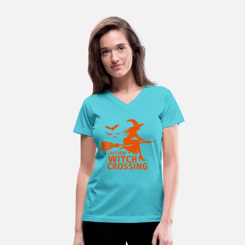 Halloween Witch - Witch Broom Caution Witch Crossi