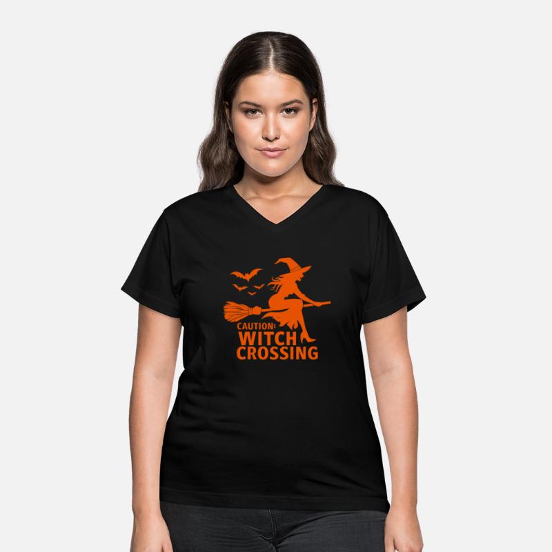 Halloween Witch - Witch Broom Caution Witch Crossi