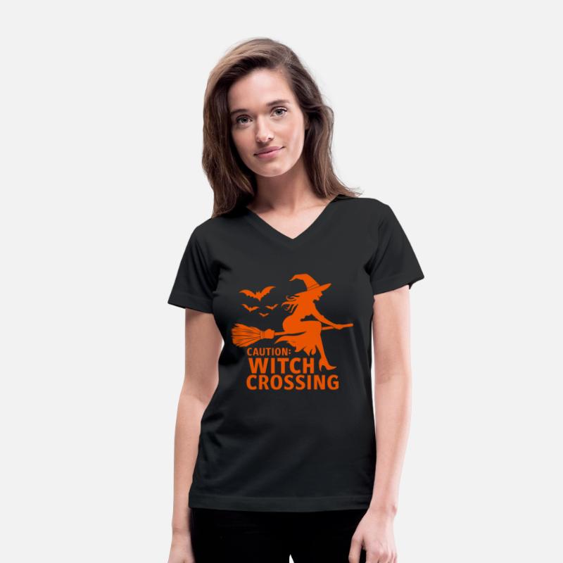 Halloween Witch - Witch Broom Caution Witch Crossi